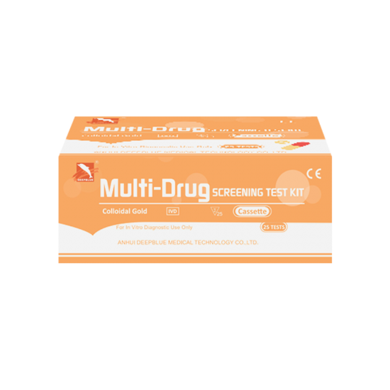 Multi-Drug 6 Screening Test Kit (THC/MOP/MET/BZO/AMP/COC)