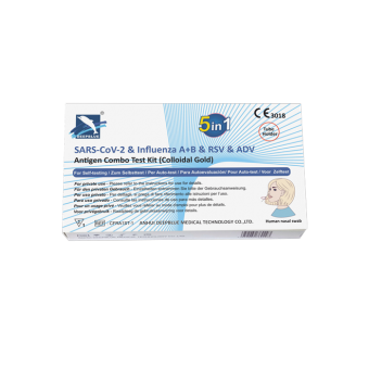 SARS-CoV-2 & Influenza A+B & RSV&ADV Antigen Combo Test (Self Testing)