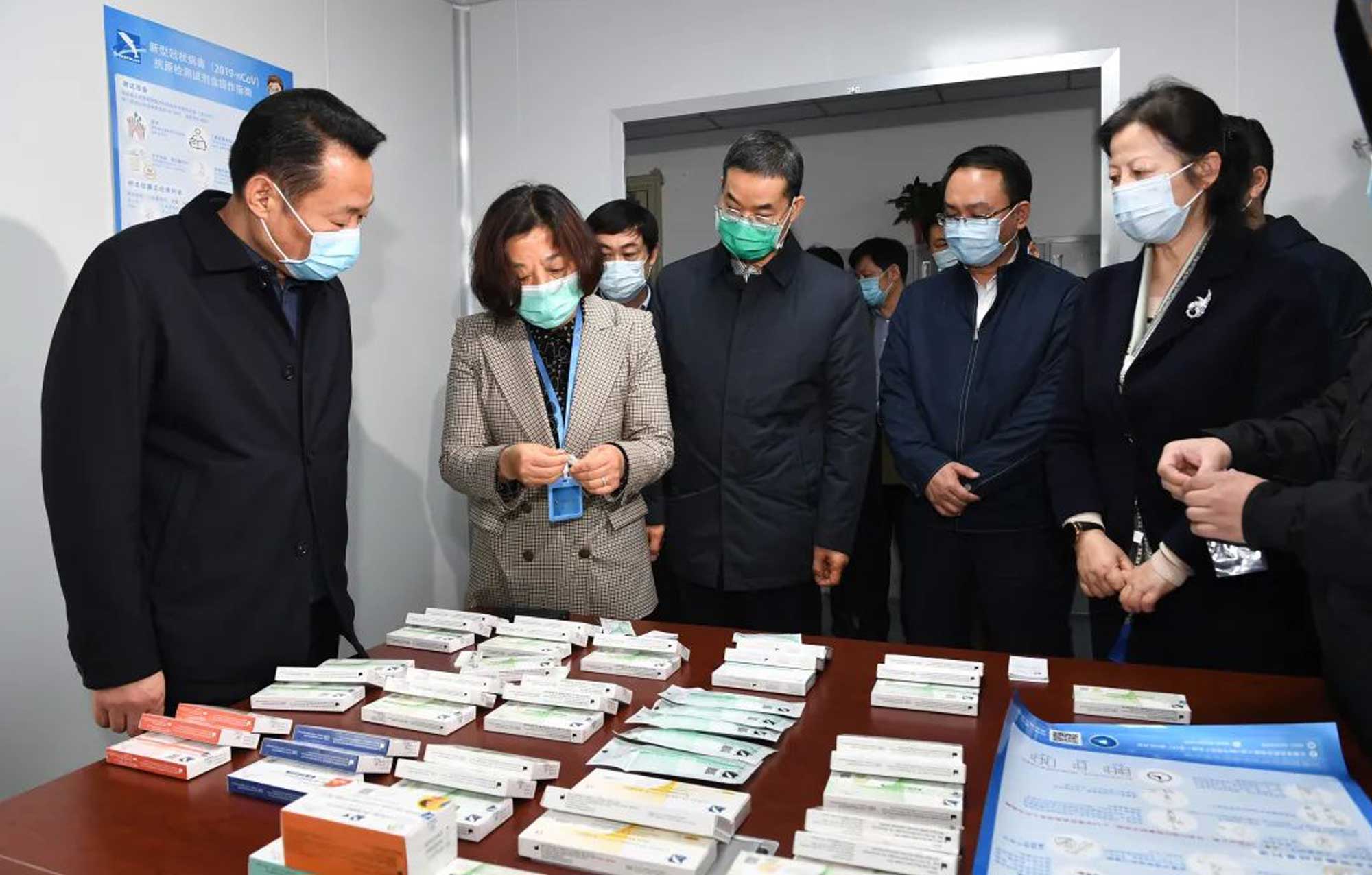 Secretary Yu Aihua visited DEEPBLUE Medical for investigation and research